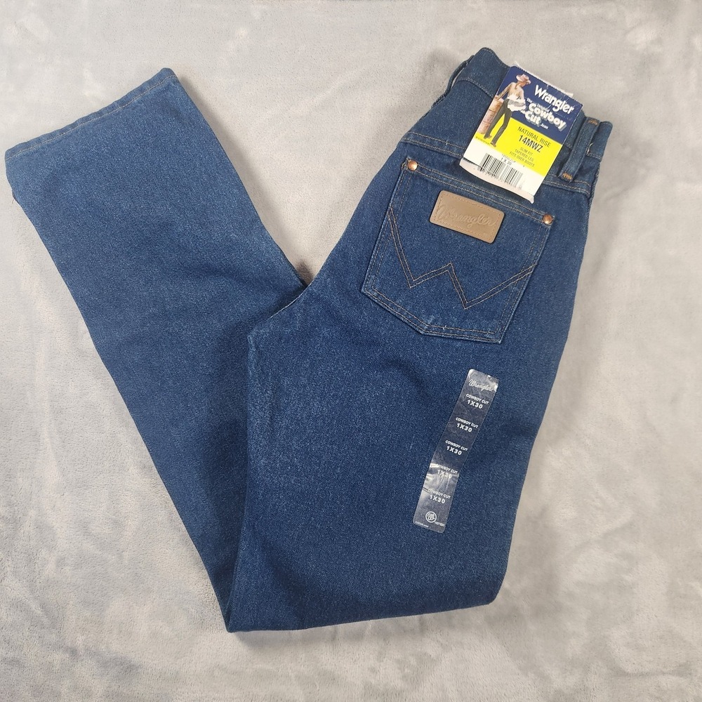 WRANGLER Women's Cowboy Cut Slim Fit Tapered Leg 14MWZG 1x30 Cowgirl Western